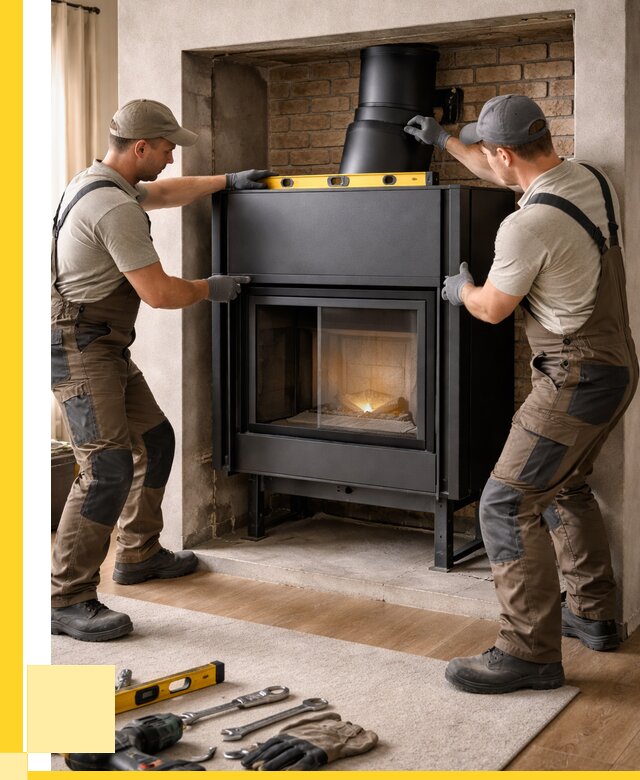 Установка каминных топок в Красноуфимске под ключ от 18283 р. | ЭриданКрф