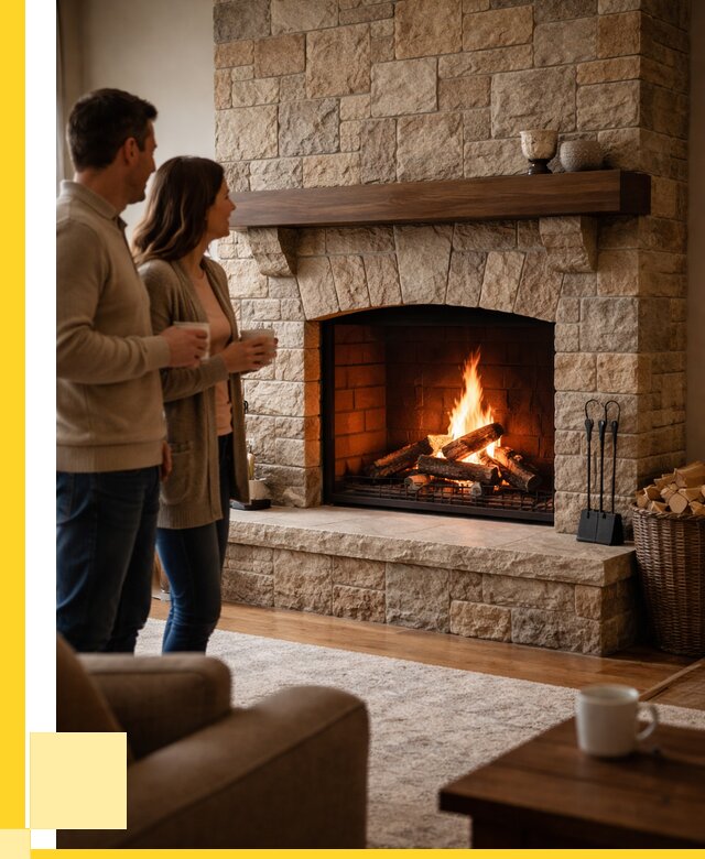 Каменные камины на заказ в Красноуфимске от 182826 р. | ЭриданКрф