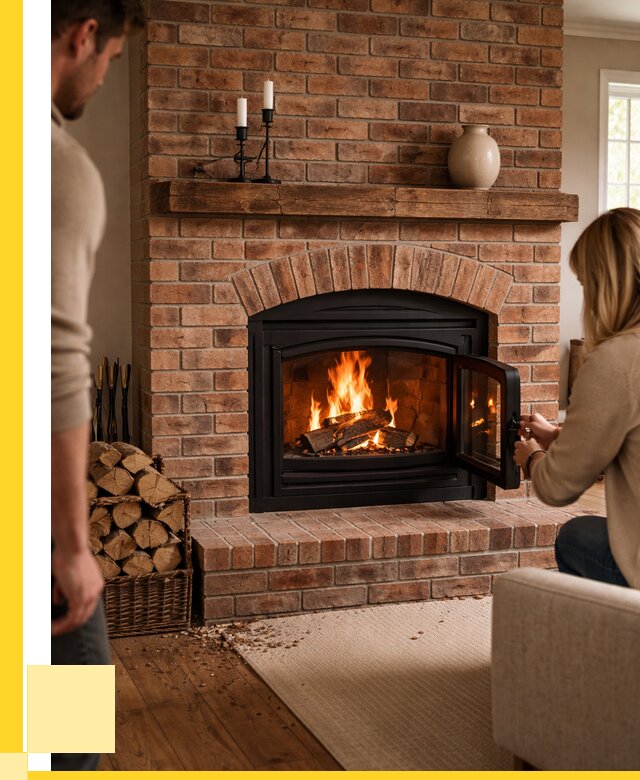 Кирпичные камины под ключ в Красноуфимске от 152355 р. | ЭриданКрф