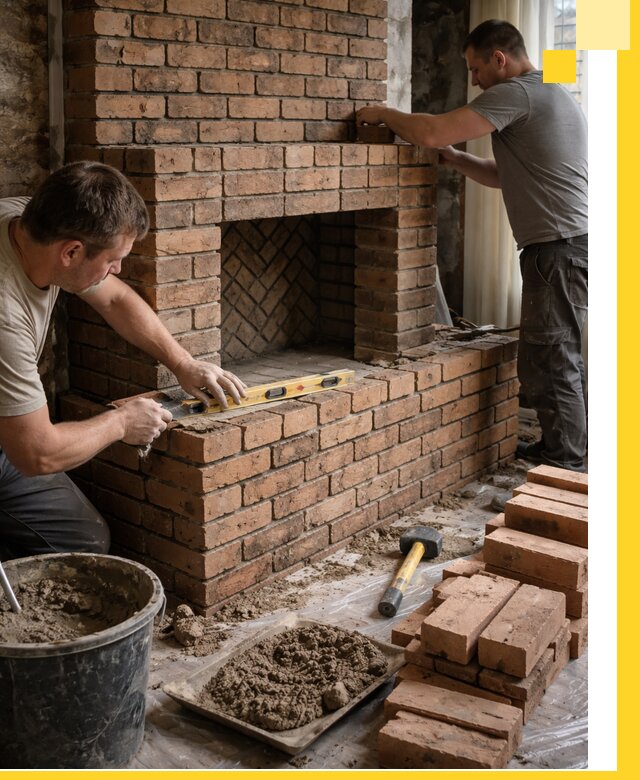 Изготовление и установка кирпичных каминов в Красноуфимске