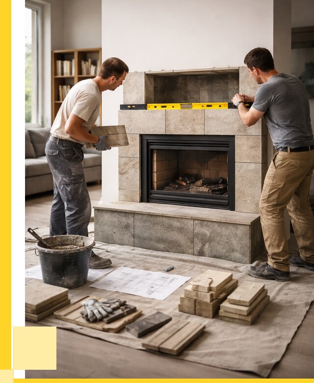 Монтаж каминов и установка в Красноуфимске от 45707 р. | ЭриданКрф