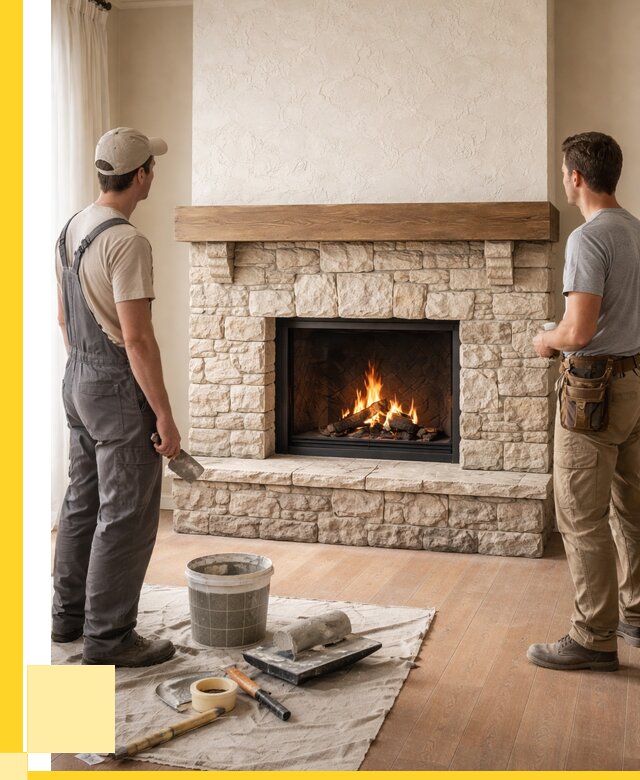 Отделка каминов в Красноуфимске от 6602 р. под ключ | ЭриданКрф