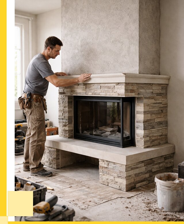 Изготовление каминов под ключ в Красноуфимске от 152355 р. | ЭриданКрф