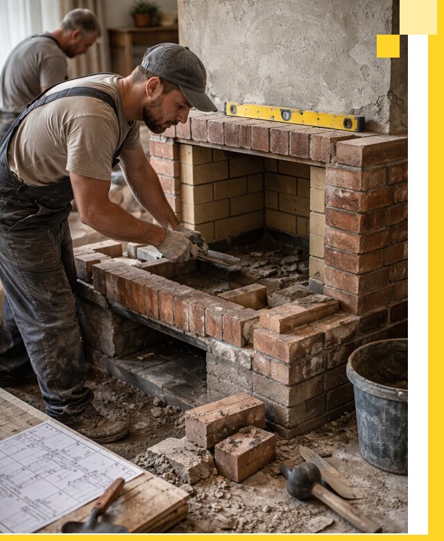 Изготовление и установка каминопечей под ключ в Красноуфимске