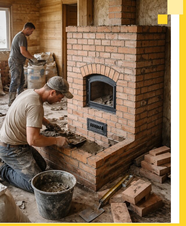 Профессиональное строительство печей в Красноуфимске под ключ