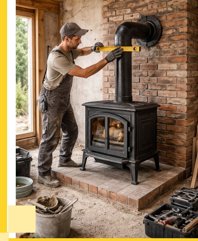 Монтаж печей установка банной печи в Красноуфимске от 15236 р. | ЭриданКрф