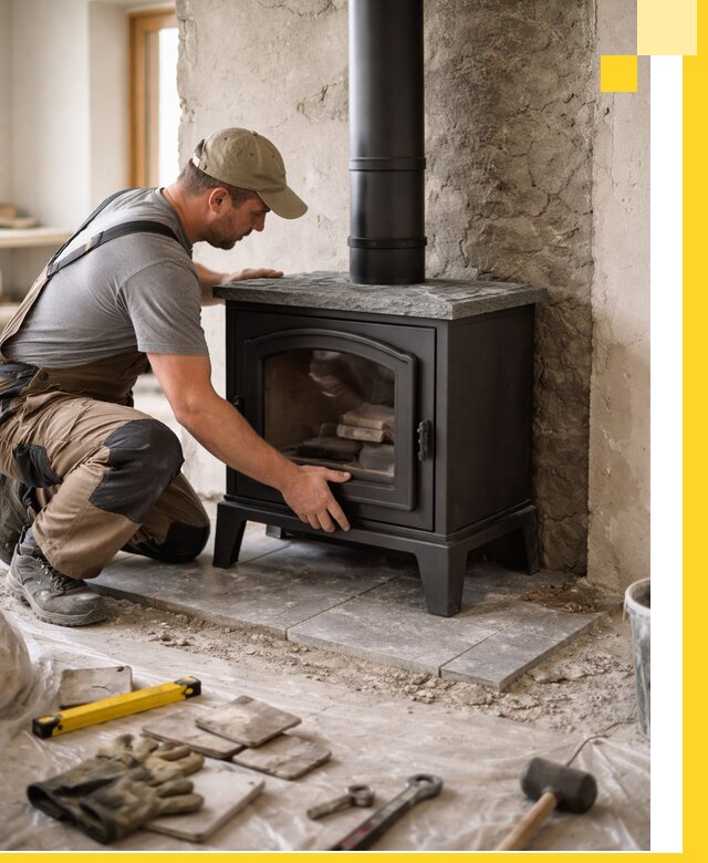 Профессиональный монтаж печей и каминов в Красноуфимске под ключ