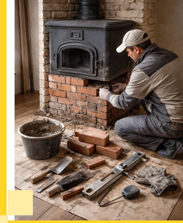 Ремонт печей в Красноуфимске от 12188 р., услуги печника ЭриданКрф