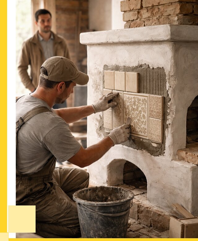 Отделка печей и банных печей в Красноуфимске от 35550 р. | ЭриданКрф