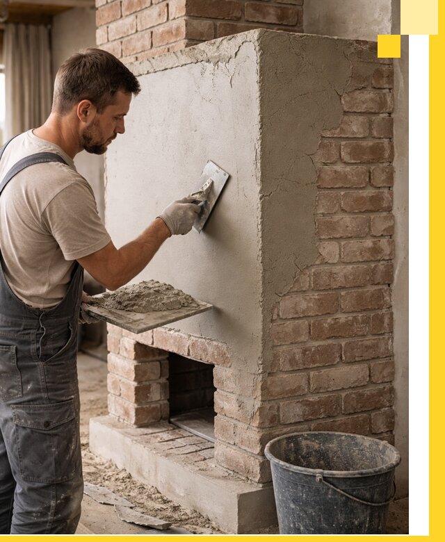 Отделка печей и облицовка каминов в Красноуфимске под ключ