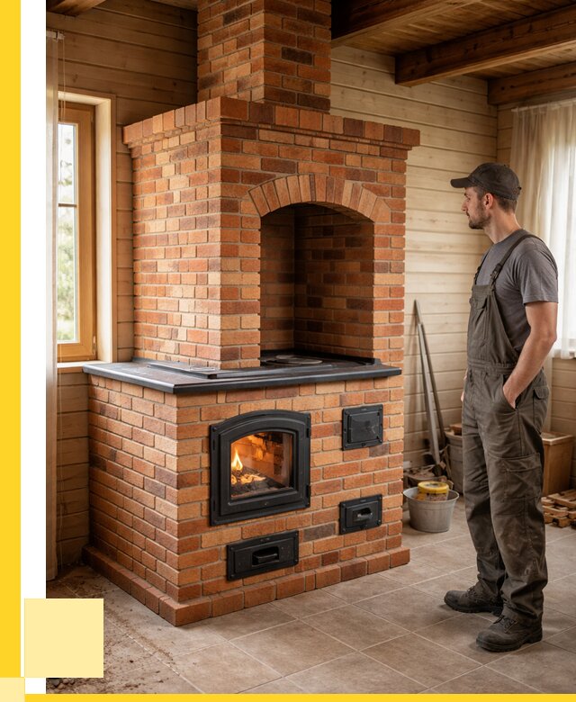 Кирпичные печи в Красноуфимске: купить от 152355 р. | ЭриданКрф