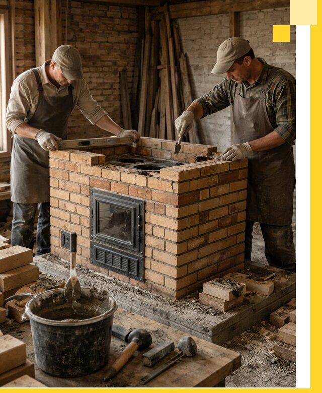 Изготовление и установка варочных печей под ключ в Красноуфимске