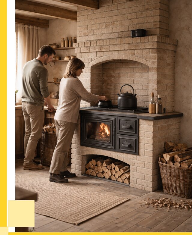 Печи с плитой в Красноуфимске от 45707 р. | ЭриданКрф — кирпичная печь