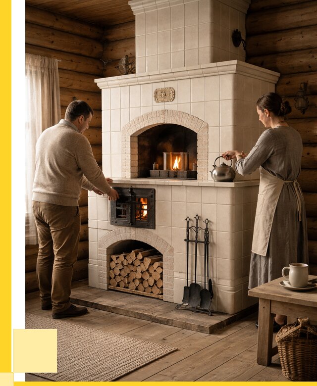 Русские печи в Красноуфимске: установка от 152355 р. ЭриданКрф