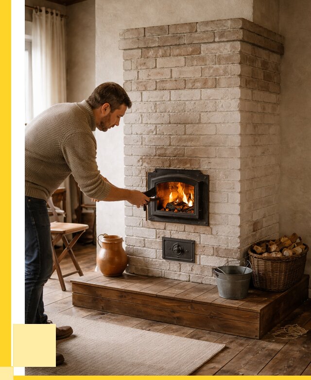 Печь голландка из кирпича в Красноуфимске от 86335 р. | ЭриданКрф