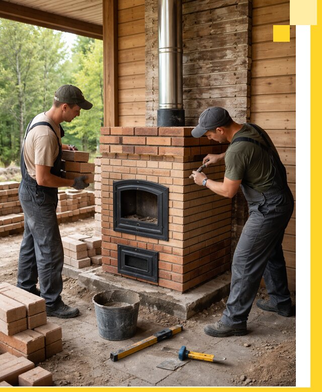 Производство и установка дачных печей под ключ в Красноуфимске