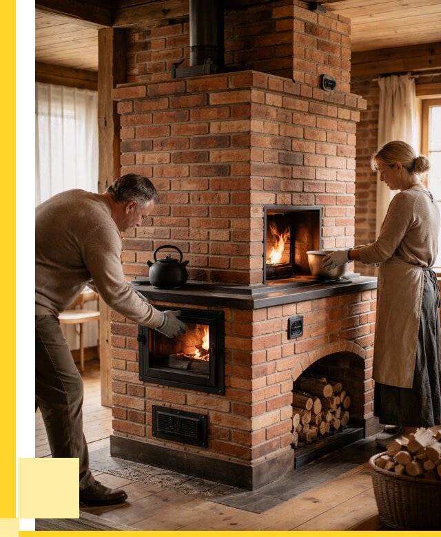 Печи для загородного дома под ключ в Красноуфимске от 81256 р. | ЭриданКрф