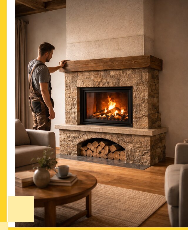 Печи камины для дома под ключ в Красноуфимске от 55864 р. | ЭриданКрф