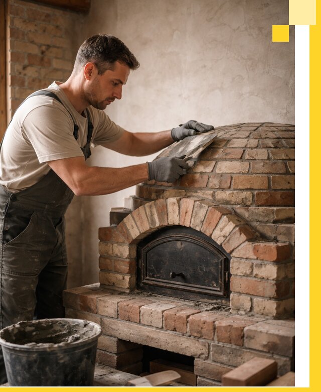 Изготовление и монтаж помпейских печей на заказ в Красноуфимске