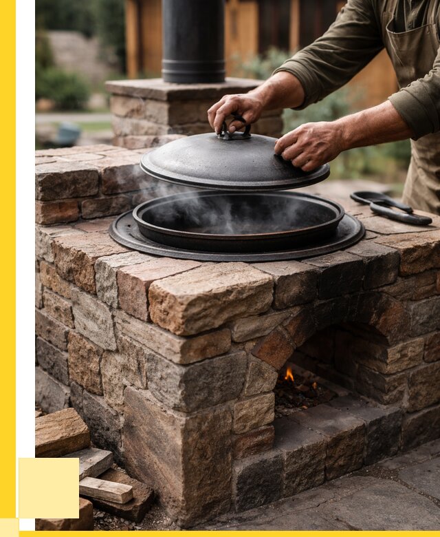 Печи для казана в Красноуфимске по цене от 18283 р. | ЭриданКрф