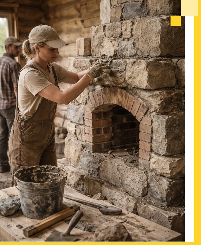 Каменные печи на заказ и монтаж в Красноуфимске, долговечные решения