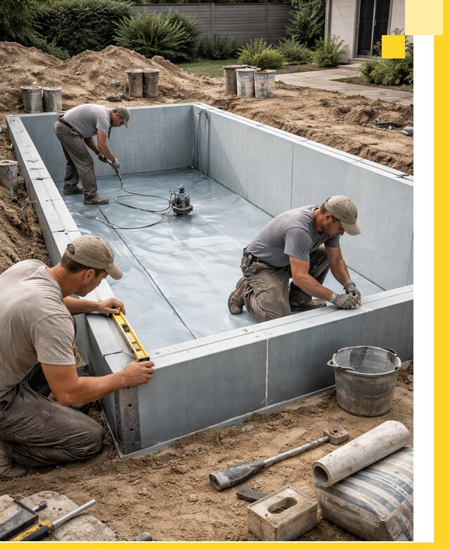 Профессиональный монтаж бассейнов под ключ в Красноуфимске с гарантией