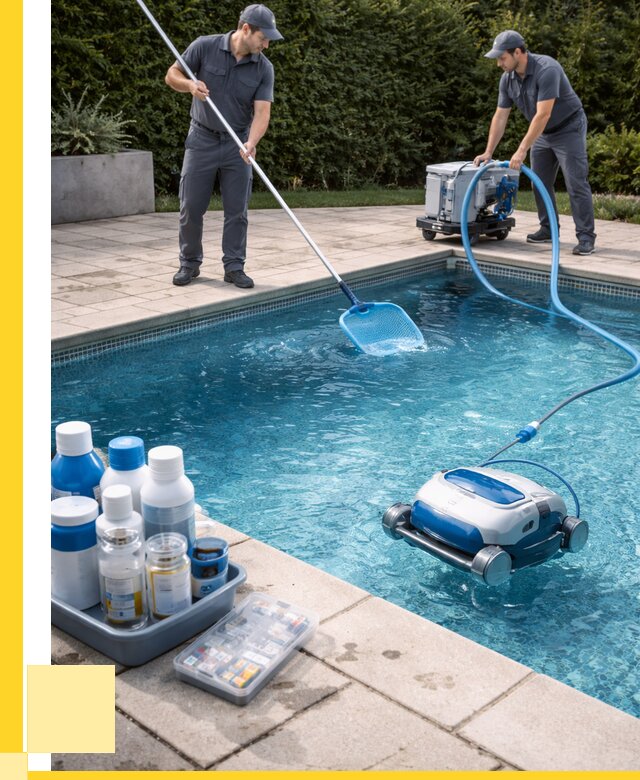 Чистка бассейнов в Красноуфимске роботами, от 4571 р. | ЭриданКрф