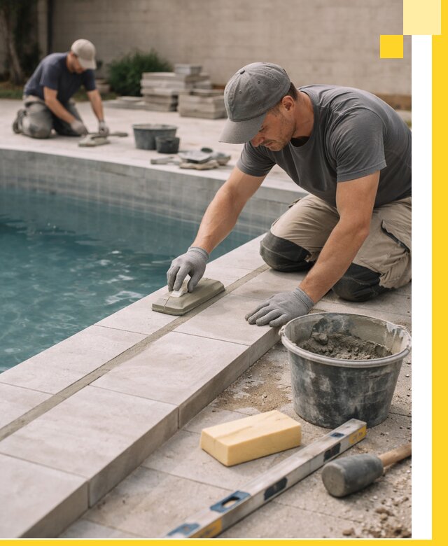 Отделка бассейнов в Красноуфимске: декоративная отделка и гидроизоляция