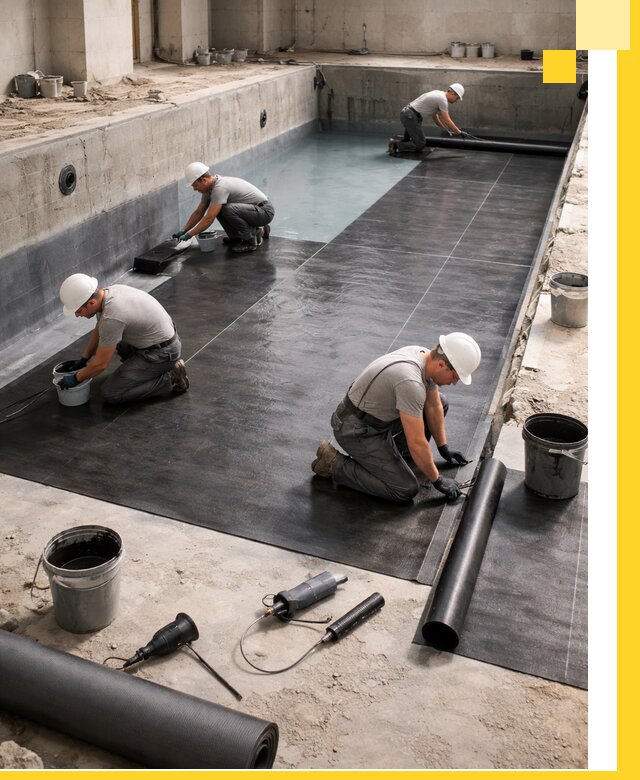 Профессиональная гидроизоляция бассейнов и чаш в Красноуфимске под ключ