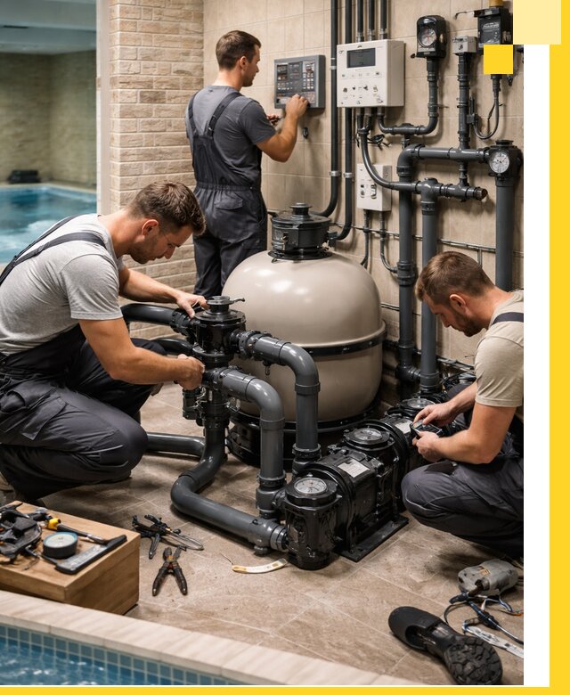 Комплексное оборудование для бассейнов под ключ в Красноуфимске