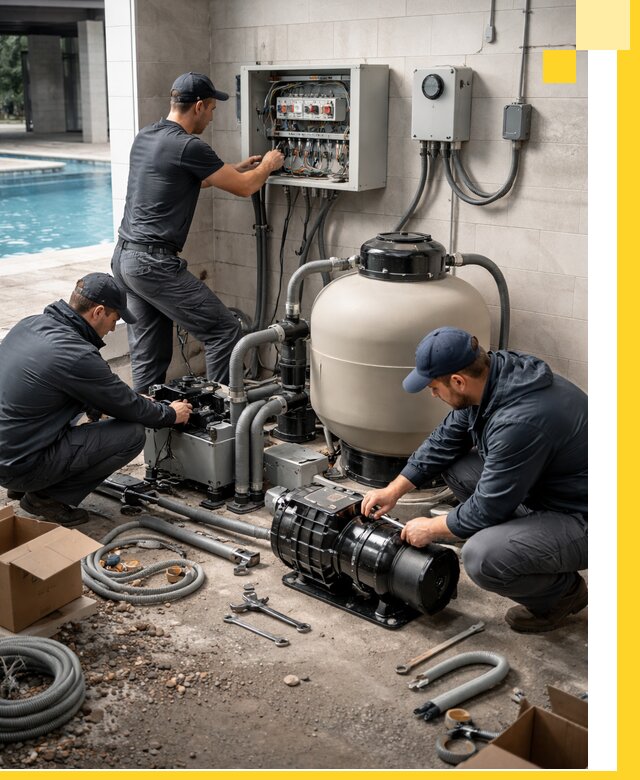 Профессиональный монтаж оборудования для бассейнов в Красноуфимске