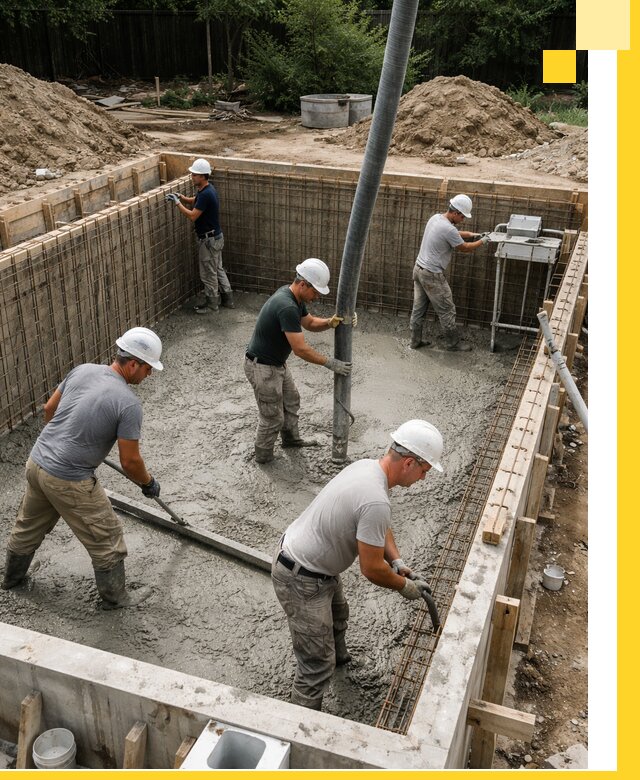 Строительство бетонных бассейнов под ключ в Красноуфимске