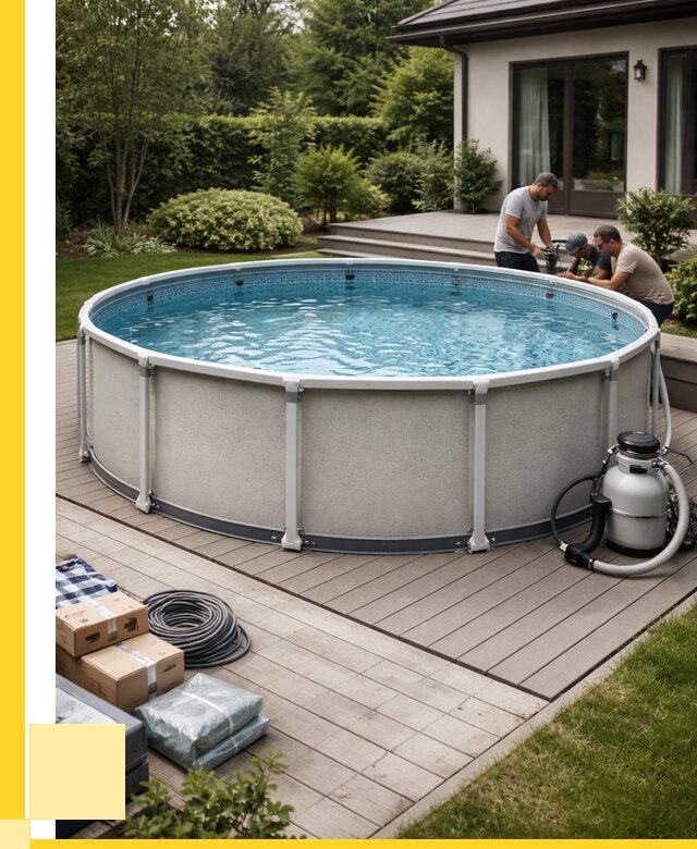 Купить каркасные бассейны в Красноуфимске от 45707 р. | ЭриданКрф