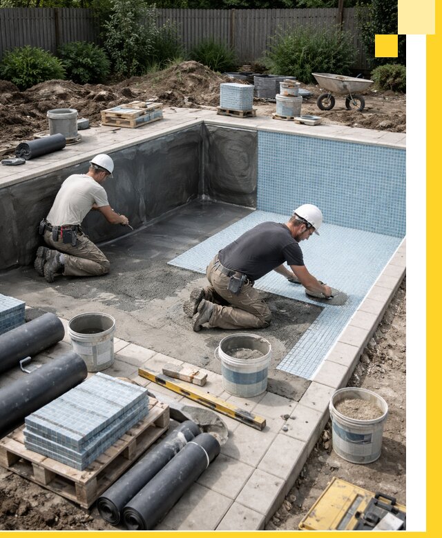 Проектирование и строительство стационарных бассейнов в Красноуфимске