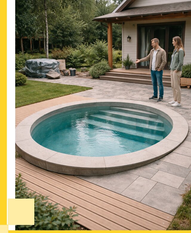 Бассейн на даче под ключ в Красноуфимске от 203140 р., ЭриданКрф