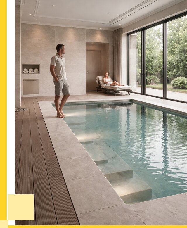 Бассейны в коттедже под ключ в Красноуфимске от 1218840 р. | ЭриданКрф