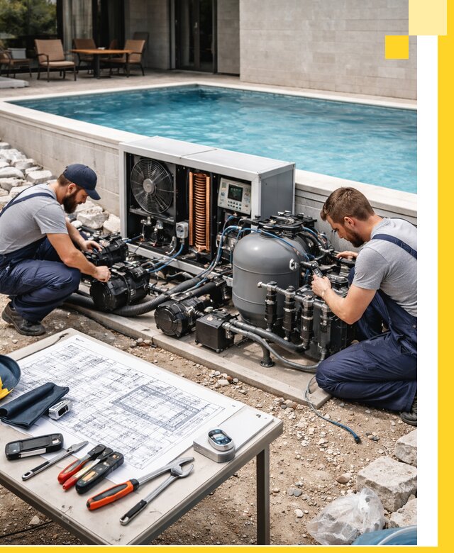 Проектирование и монтаж бассейнов с подогревом в Красноуфимске