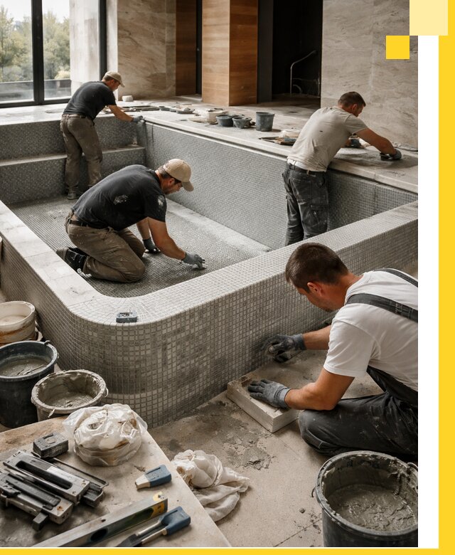 Строительство и установка СПА бассейнов под ключ в Красноуфимске