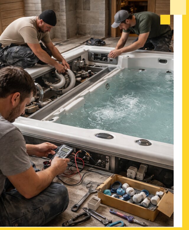 Гидромассажные бассейны под ключ в Красноуфимске, дизайн и монтаж