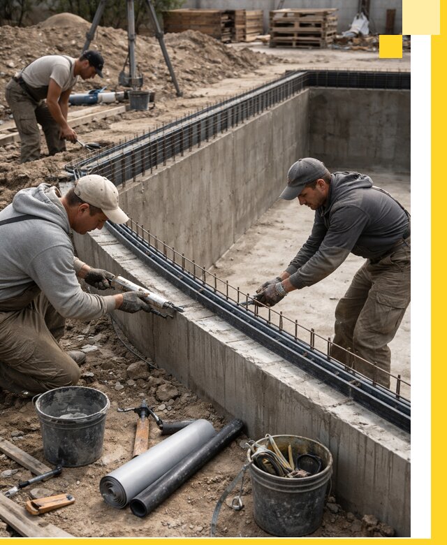 Качественный монтаж чаши бассейна в Красноуфимске под ключ с гарантией