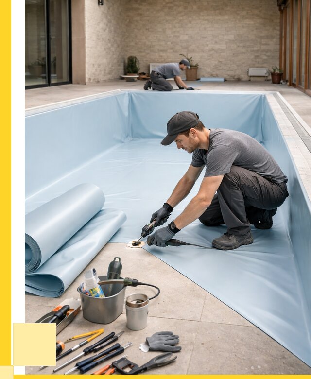 Пленка ПВХ для бассейнов в Красноуфимске от 2539 р. | ЭриданКрф