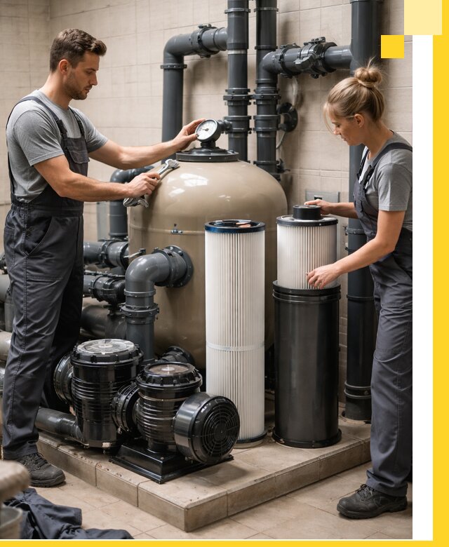 Фильтры и системы фильтрации для бассейнов в Красноуфимске