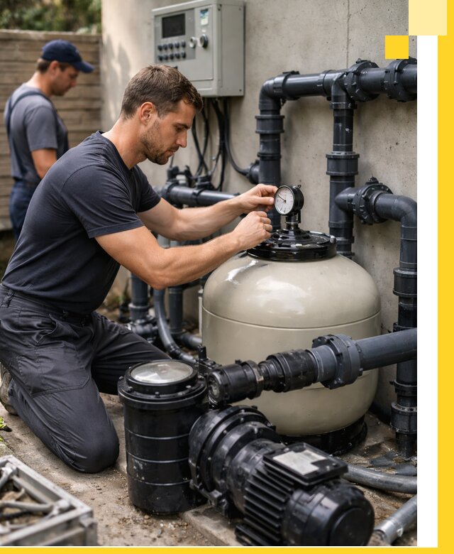 Поставка и монтаж фильтровального оборудования для бассейнов в Красноуфимске