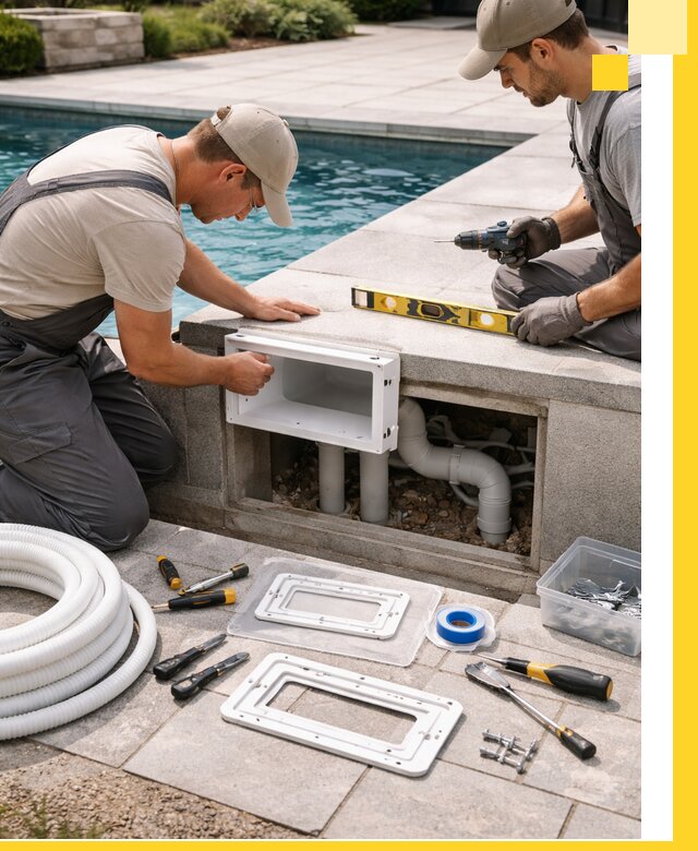 Поставка и установка скиммеров для бассейнов в Красноуфимске