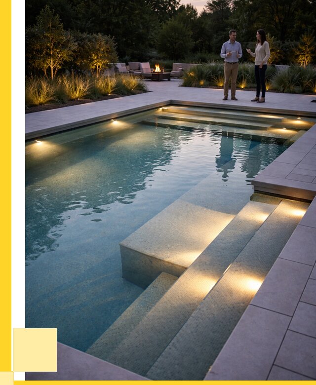 Освещение бассейнов в Красноуфимске под ключ от 25393 р. | ЭриданКрф