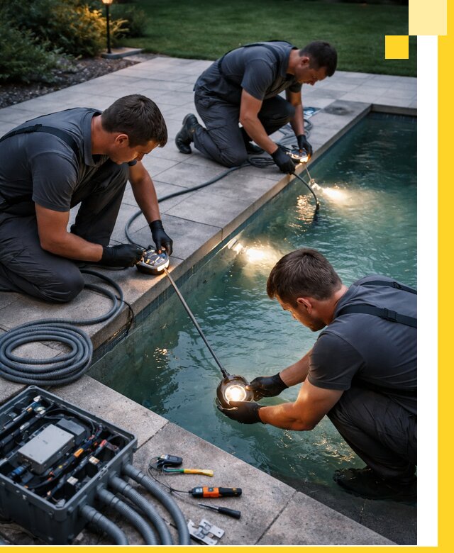 Профессиональное освещение бассейнов в Красноуфимске: дизайн и монтаж