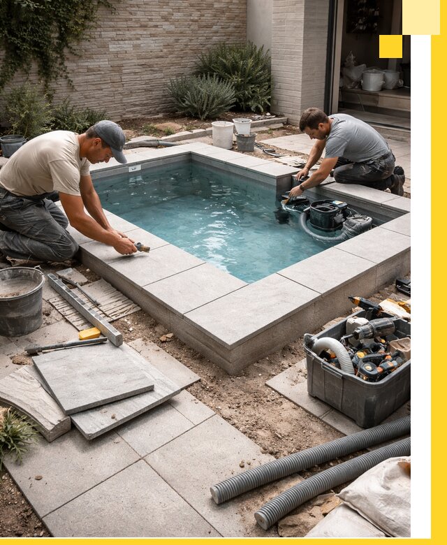 Мини бассейны под ключ в Красноуфимске, дизайн и установка