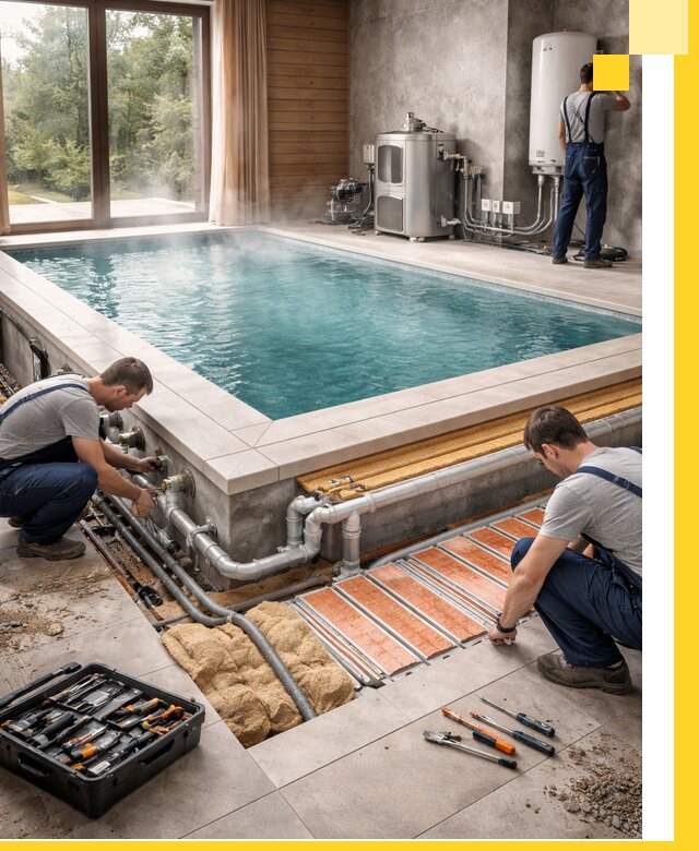 Проектирование и строительство тёплых бассейнов в Красноуфимске