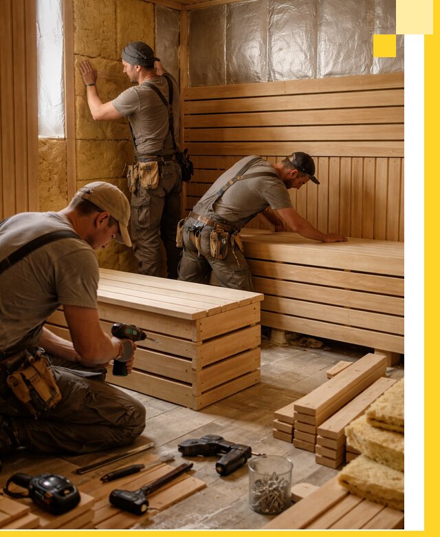 Профессиональное строительство саун под ключ в Красноуфимске