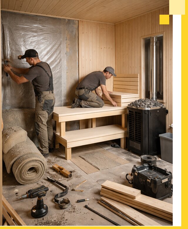 Проекты саун под ключ в Красноуфимске дизайн и строительство